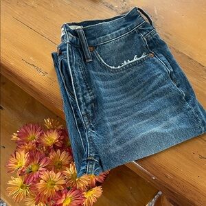 Madewell Women's Blue Denim Overalls